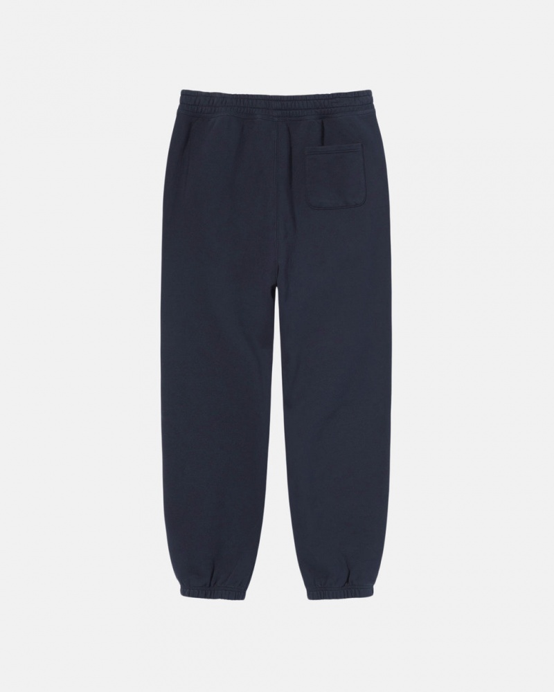 Stussy Stock Logo Sweatpant - Unisex Pants Azul Marinho | PTQCS89114