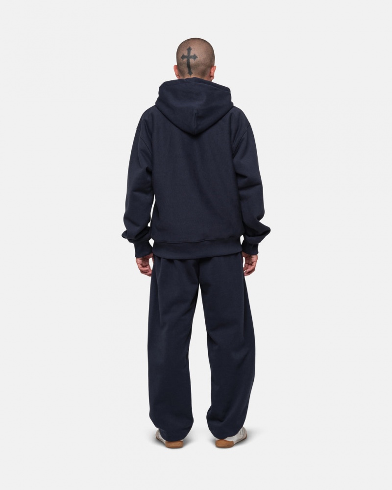 Stussy Stock Logo Sweatpant - Unisex Pants Azul Marinho | PTQCS89114