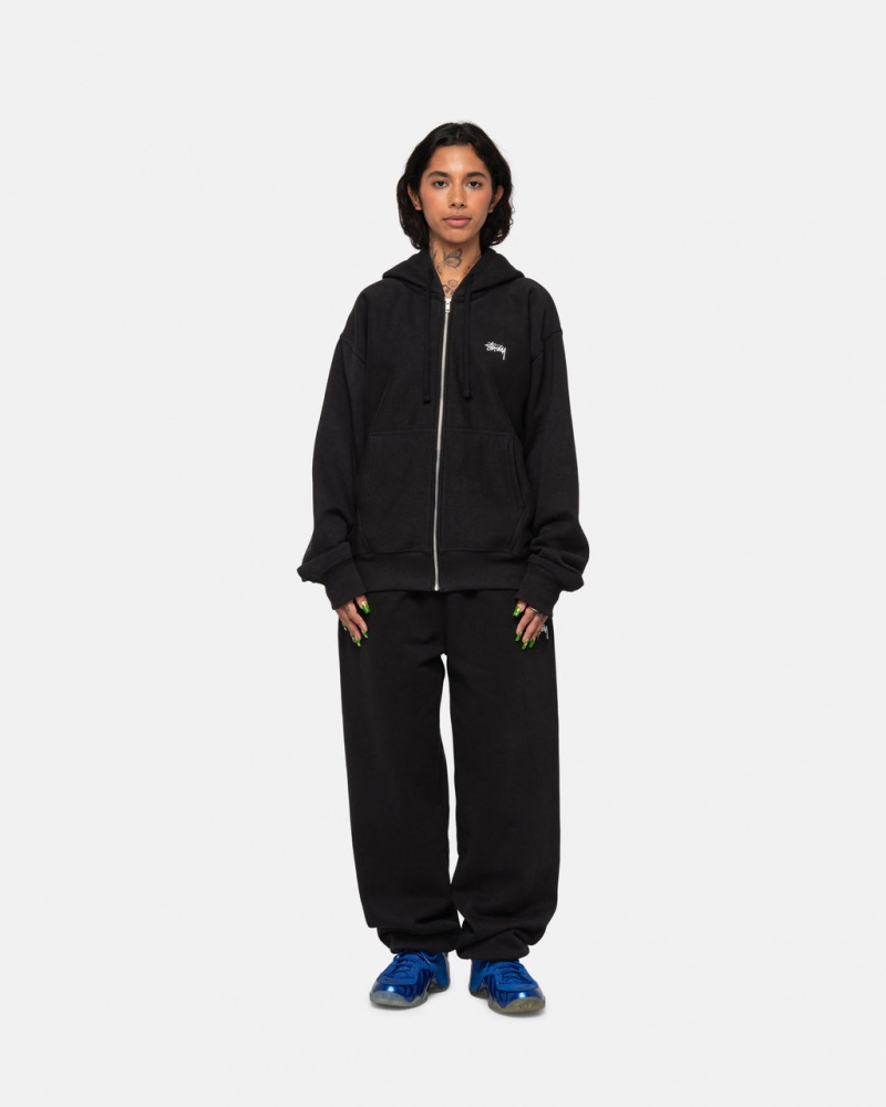 Stussy Stock Logo Sweatpant - Unisex Pants Pretas | UPTTG44664