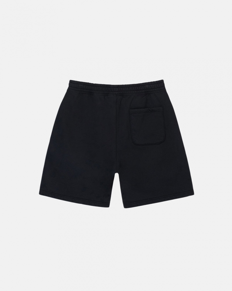 Stussy Stock Logo Sweatshort - Unisex Shorts Trunks Pretas | SPTVO15422