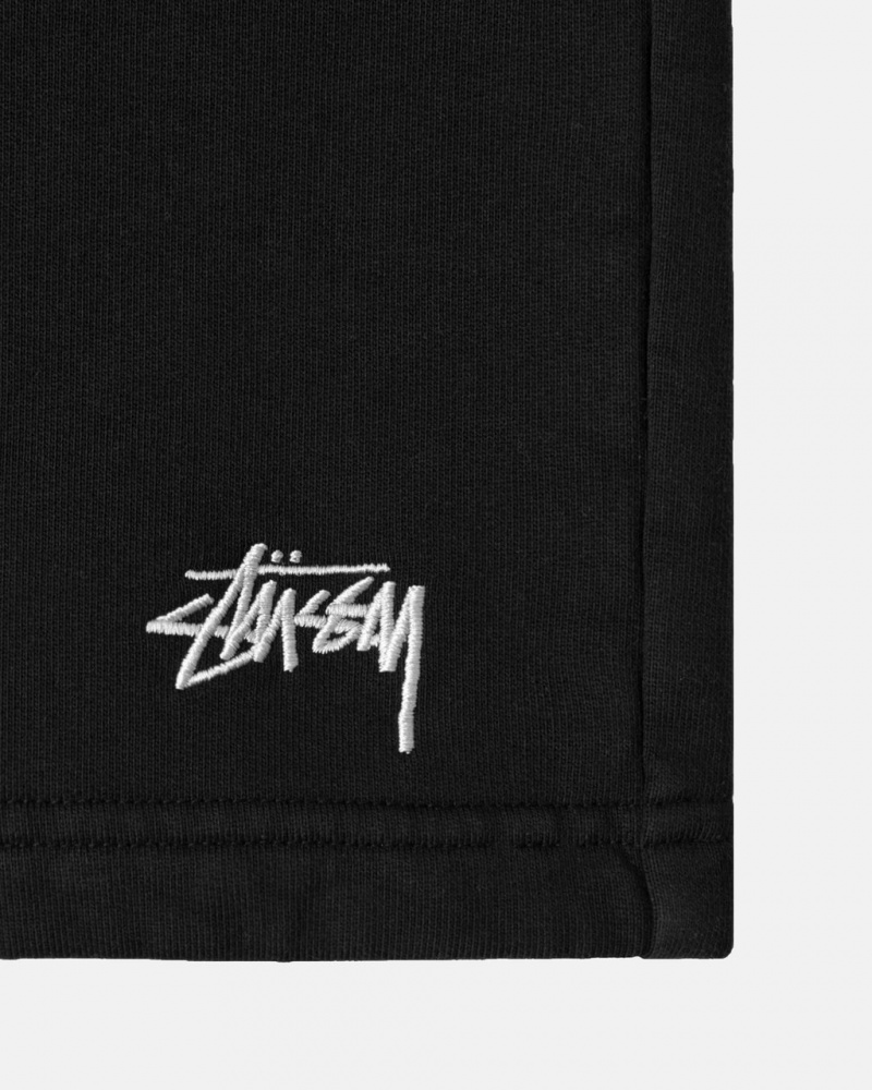 Stussy Stock Logo Sweatshort - Unisex Shorts Trunks Pretas | SPTVO15422