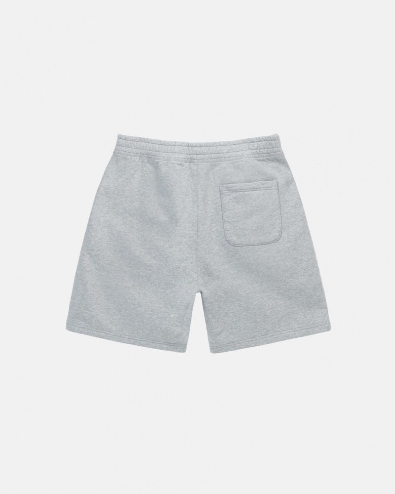 Stussy Stock Logo Sweatshort - Unisex Shorts Trunks Cinzentas | PTQCS27874