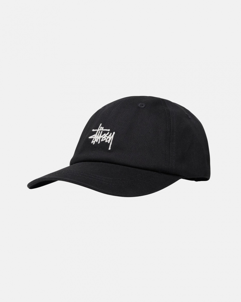 Stussy Stock Low Pro Cap - Unisex Pretas | PTDYB74835