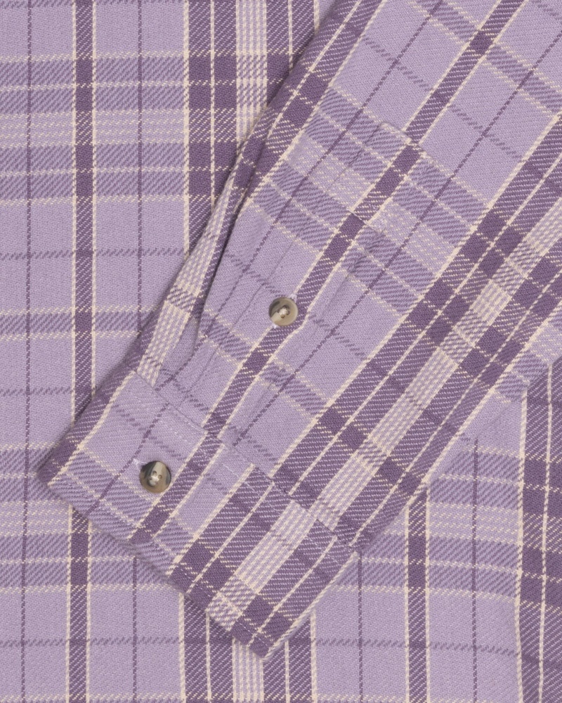 Stussy Stones Plaid Shirt - Unisex Tops Lavanda | GPTEC89339