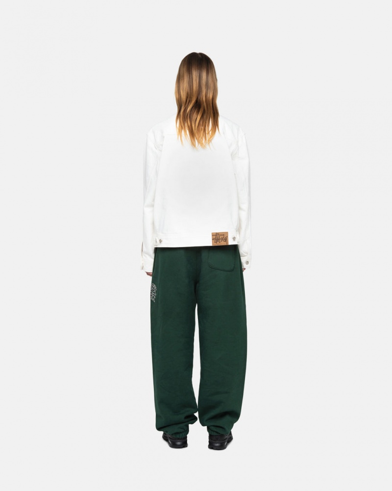 Stussy Stüssy Esportivos Sweatpant - Unisex Jeans Pants Verdes Escuro | SPTNY95498