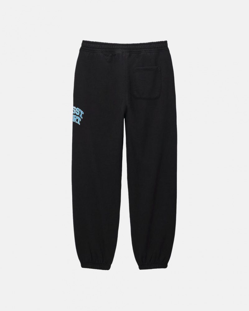 Stussy Stüssy Esportivos Sweatpant - Unisex Jeans Pants Pretas | PTJKU47822