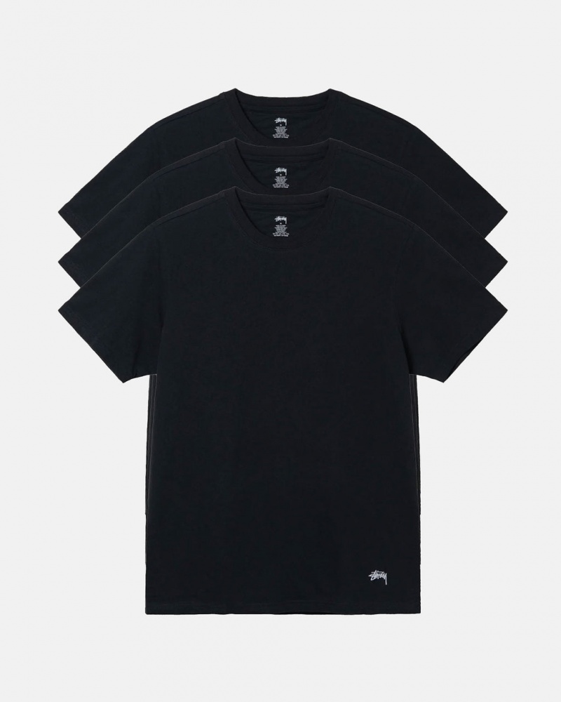 Stussy Stussy Undershirt - Unisex Sweaters Knits Pretas | DPTKV13899