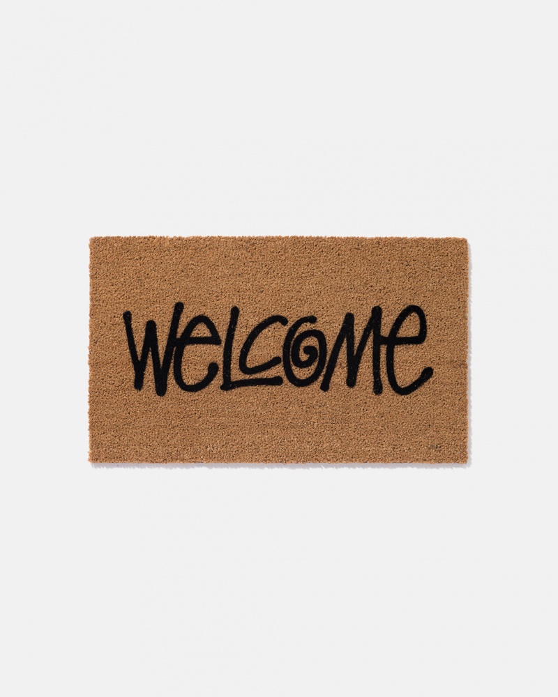 Stussy Stussy Welcome Mat - Home Goods Marrom | MPTFT52255