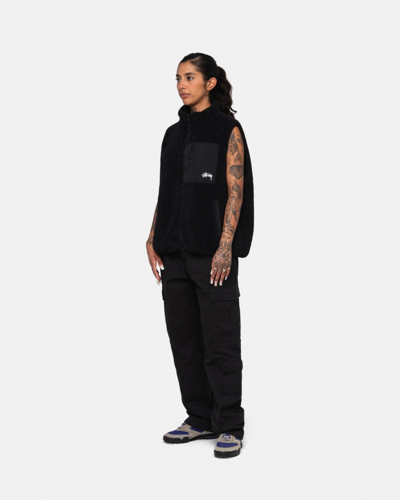 Stussy Surplus Cargo Ripstop - Unisex Jeans Pants Pretas | PTQAV33822