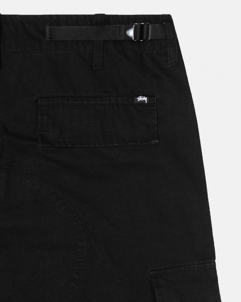 Stussy Surplus Cargo Ripstop - Unisex Jeans Pants Pretas | PTQAV33822