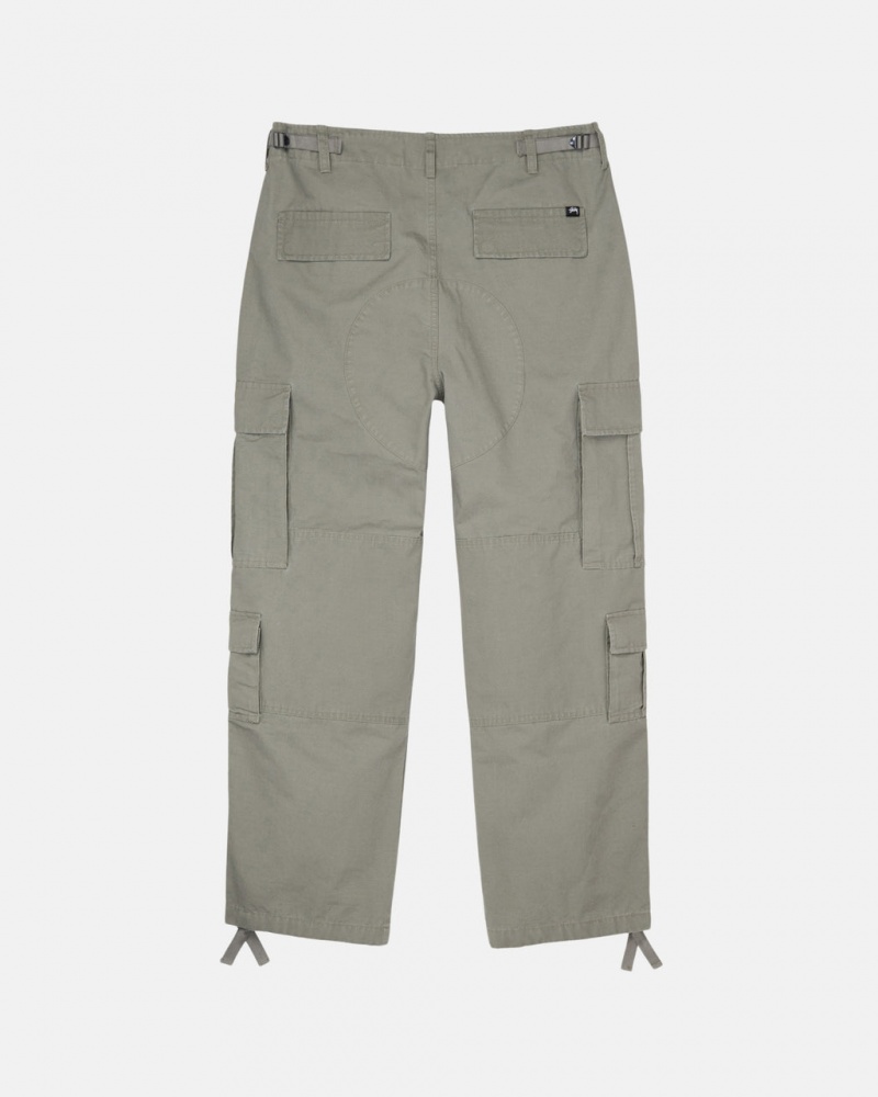 Stussy Surplus Cargo Ripstop - Unisex Jeans Pants Verde Oliva | PTCIF63679