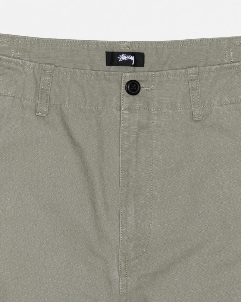 Stussy Surplus Cargo Ripstop - Unisex Jeans Pants Verde Oliva | PTCIF63679