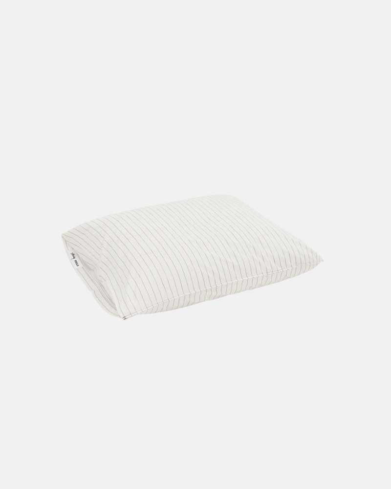 Stussy Tekla Percale Pillow Sham - Unisex Home Goods Branco | FPTHY26217