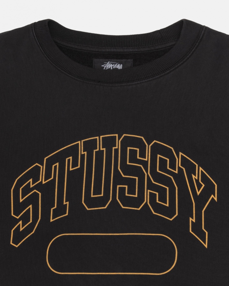 Stussy Varsity Oversized Crew - Unisex Hoodies Pretas | EPTVG13129