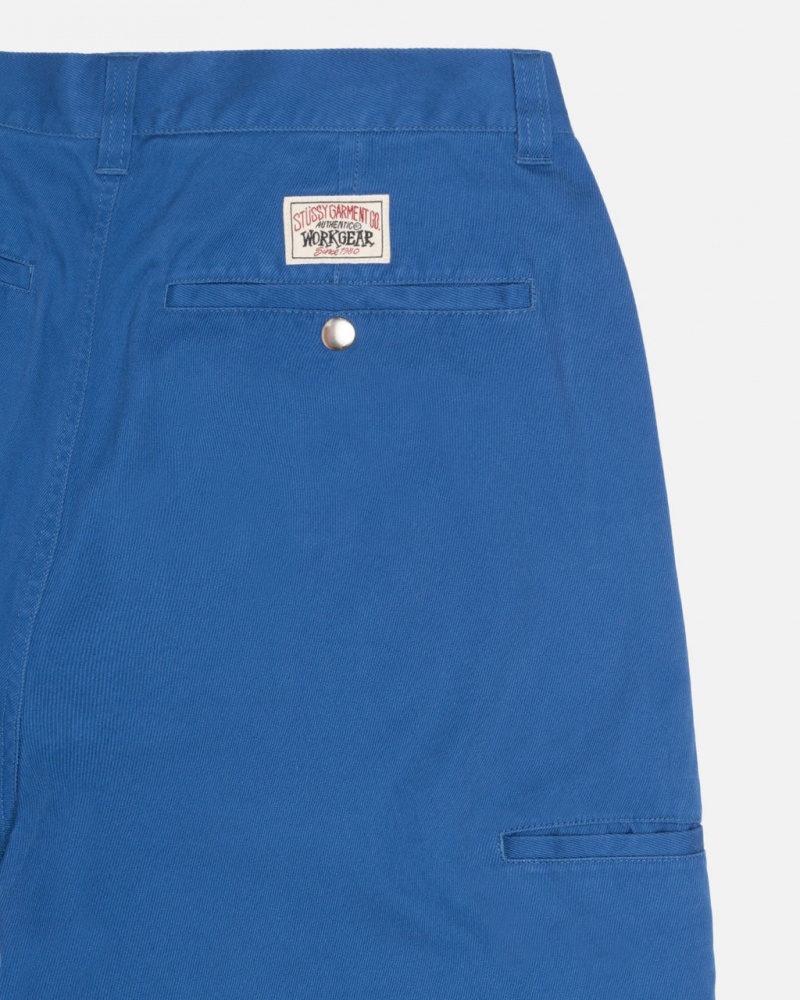 Stussy Workgear Trouser Twill - Unisex Jeans Pants Azul Marinho | ZPTNQ71130