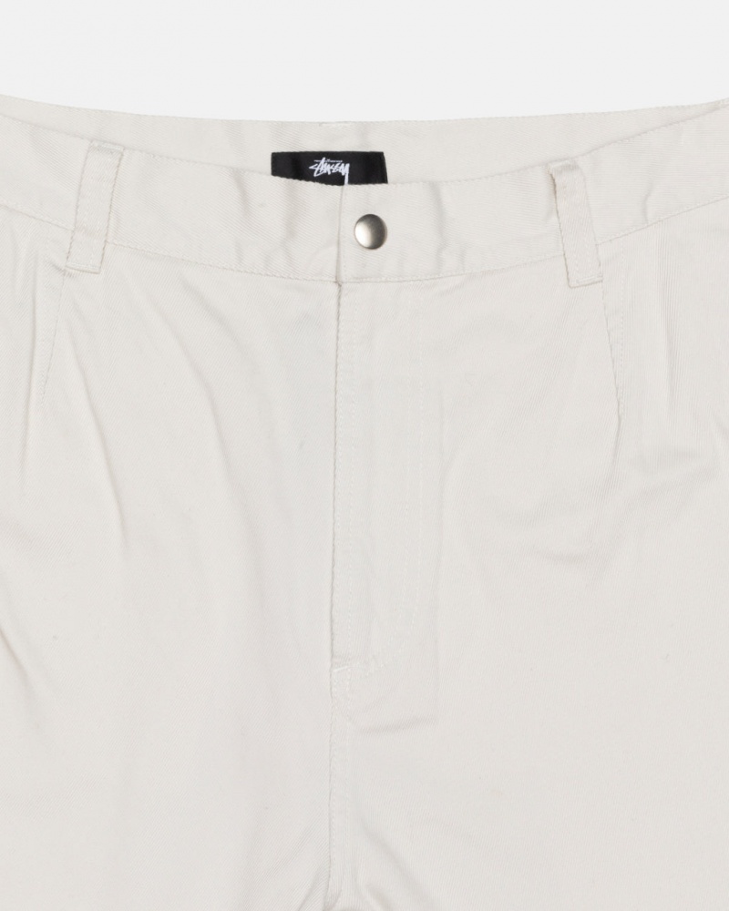 Stussy Workgear Trouser Twill - Unisex Pants Branco | BPTSO28334