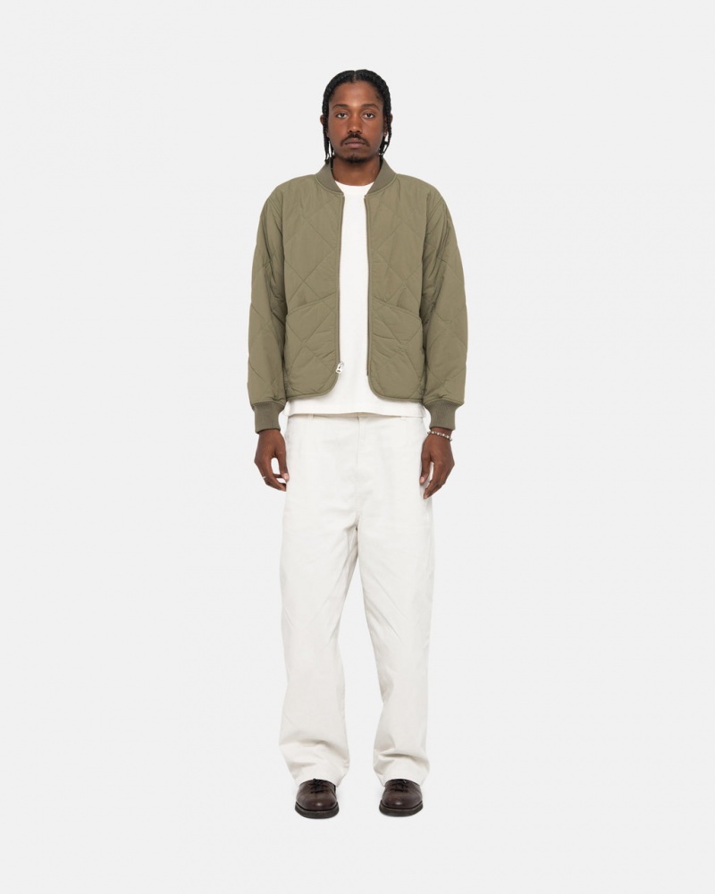 Stussy Workgear Trouser Twill - Unisex Pants Branco | BPTSO28334