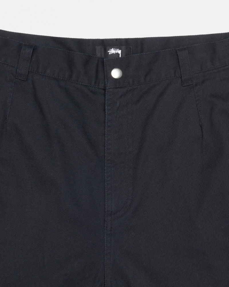 Stussy Workgear Trouser Twill - Unisex Pants Pretas | PTEGJ21054