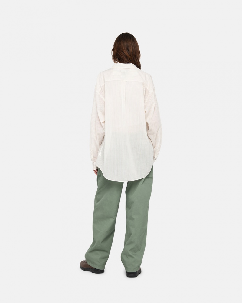 Stussy Workgear Trouser Twill - Unisex Pants Verdes | PTIIZ97046