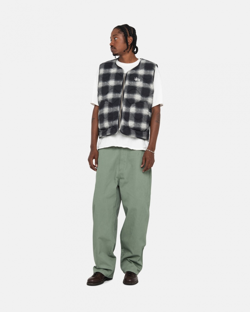 Stussy Workgear Trouser Twill - Unisex Pants Verdes | PTIIZ97046