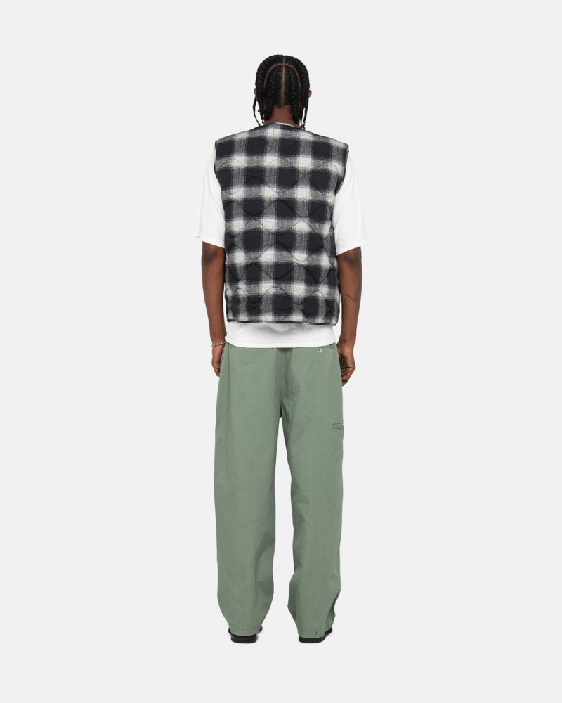 Stussy Workgear Trouser Twill - Unisex Pants Verdes | PTIIZ97046